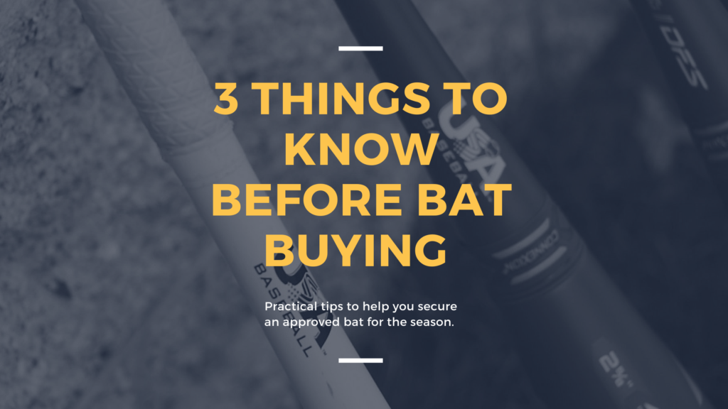 3 Things To Know Before Buying A Bat